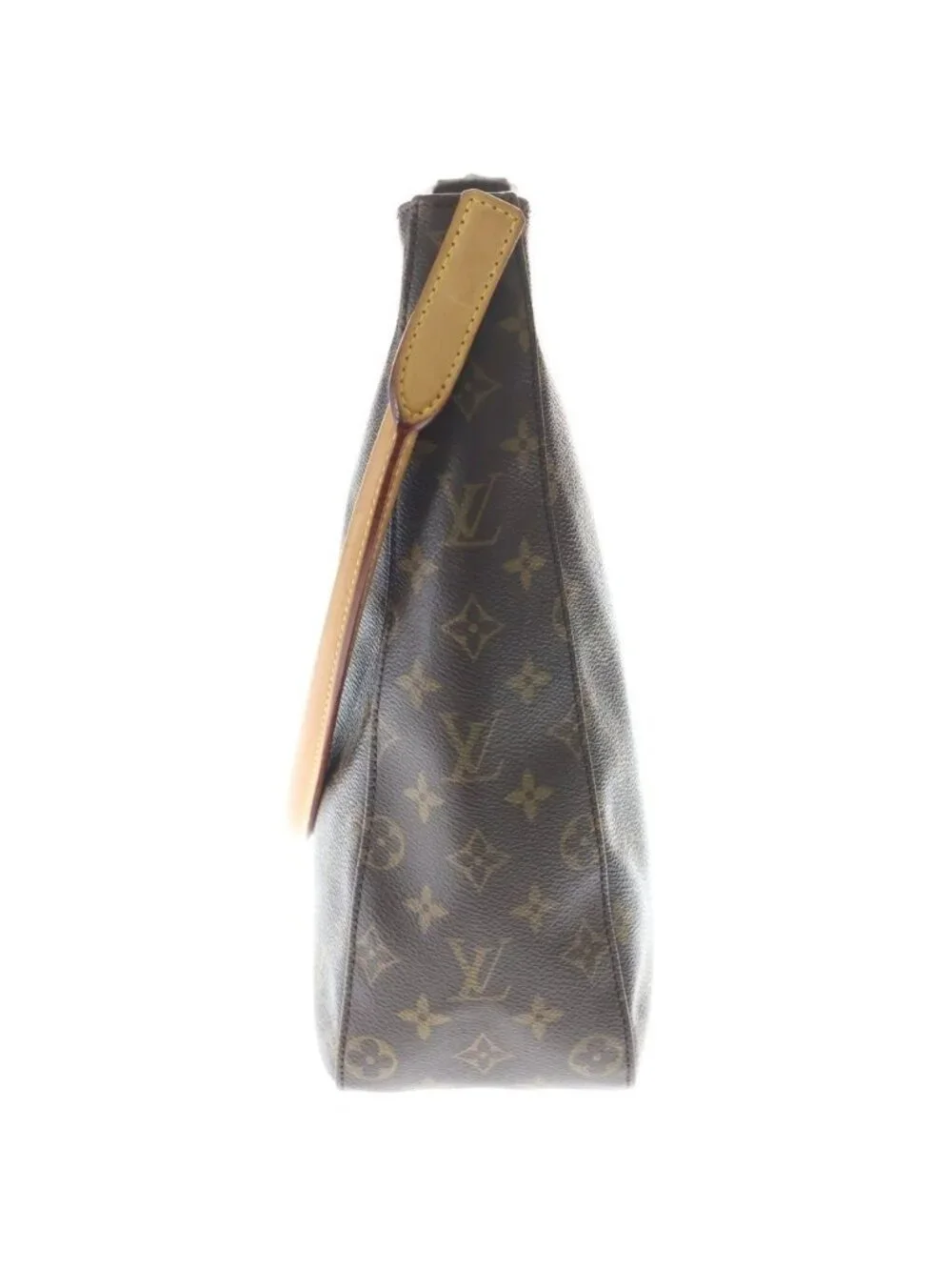 Louis Vuitton Looping GM Shoulder Back Monogram Leather Brown Handbag